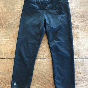 Athleta Black Crop Legging